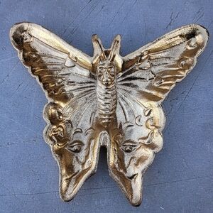 NWT Target Golden Death Moth Trinket Dish (Fragile)